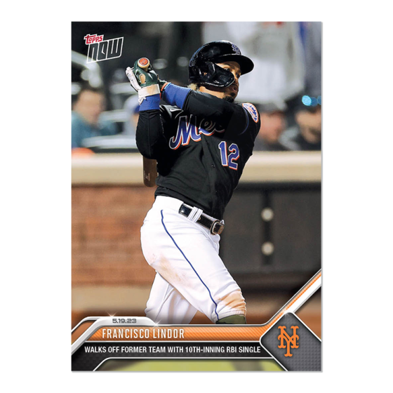 2023 Topps Now #321 Francisco Lindor