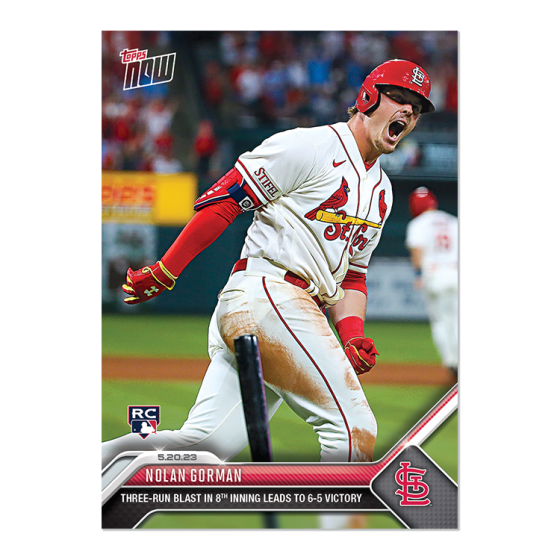 2023 Topps Now #322 Nolan Gorman