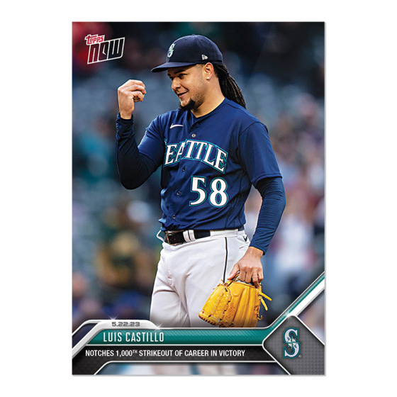 2023 Topps Now #332 Luis Castillo