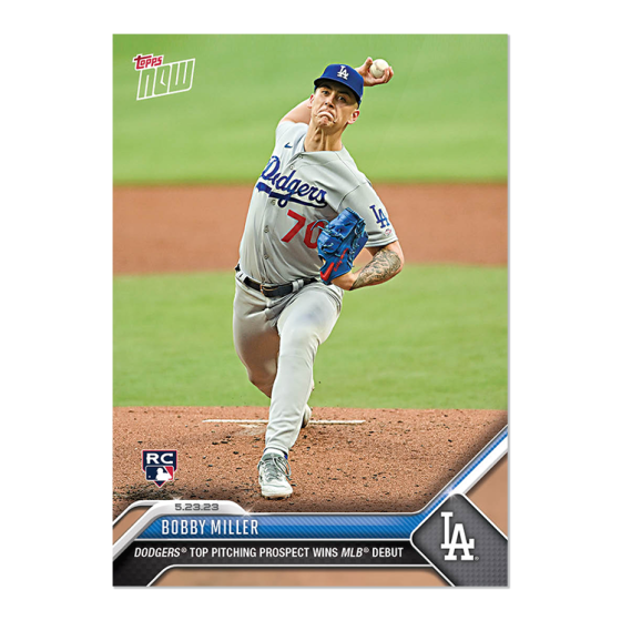 2023 Topps Now #338 Bobby Miller