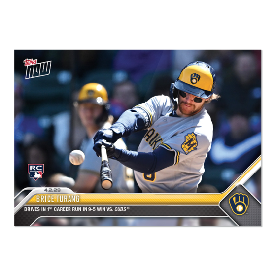 2023 Topps Now #34 Brice Turang