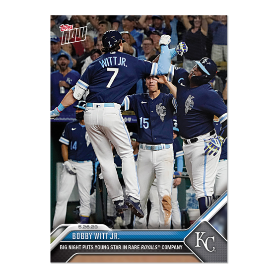 2023 Topps Now #348 Bobby Witt Jr
