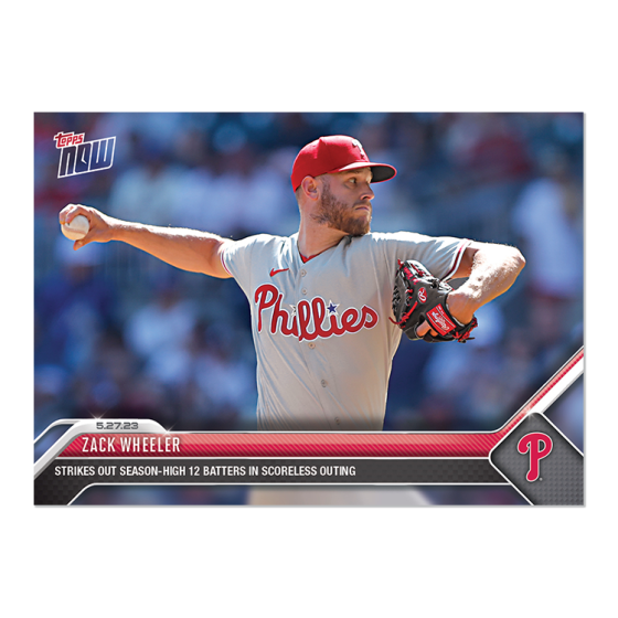 2023 Topps Now #350 Zack Wheeler