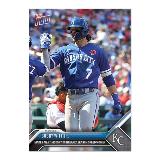 2023 Topps Now #357 Bobby Witt Jr.