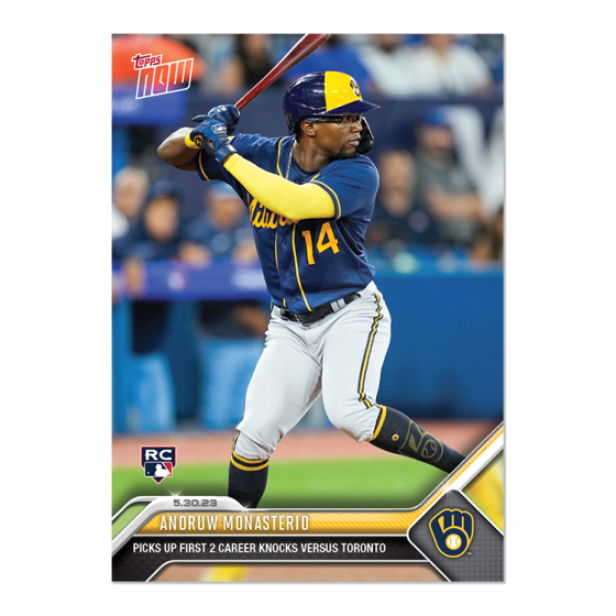 2023 Topps Now #368 Andruw Monasterio