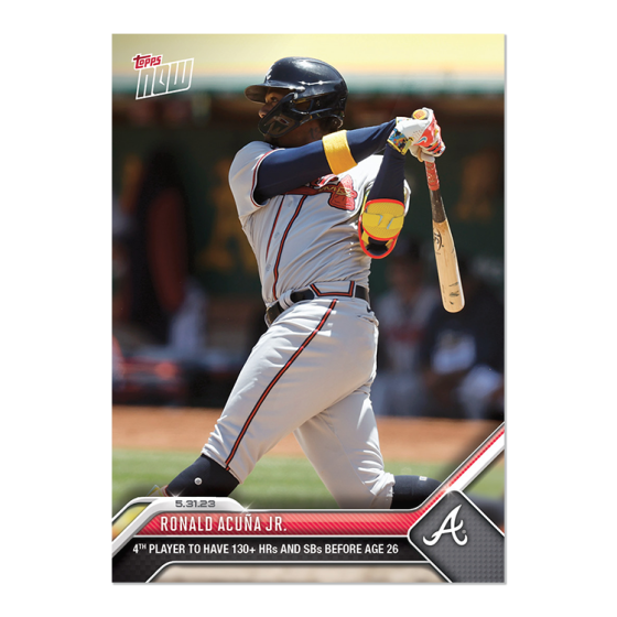 2023 Topps Now #370 Ronald Acuña Jr.