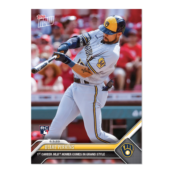2023 Topps Now #379 Blake Perkins