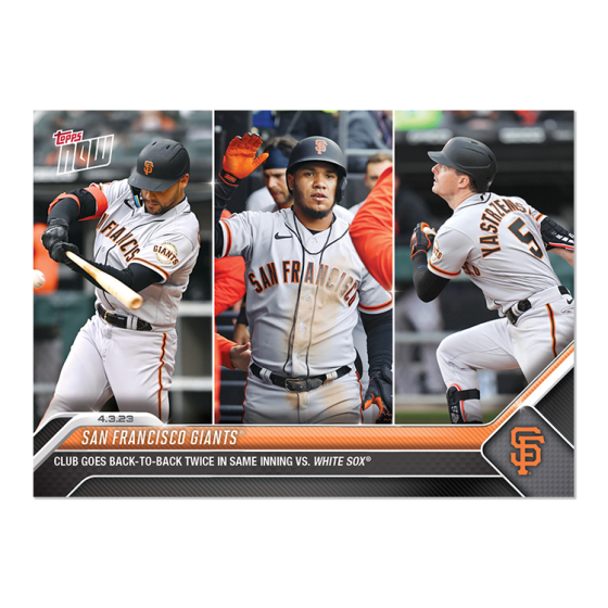 2023 Topps Now #38 San Francisco Giants