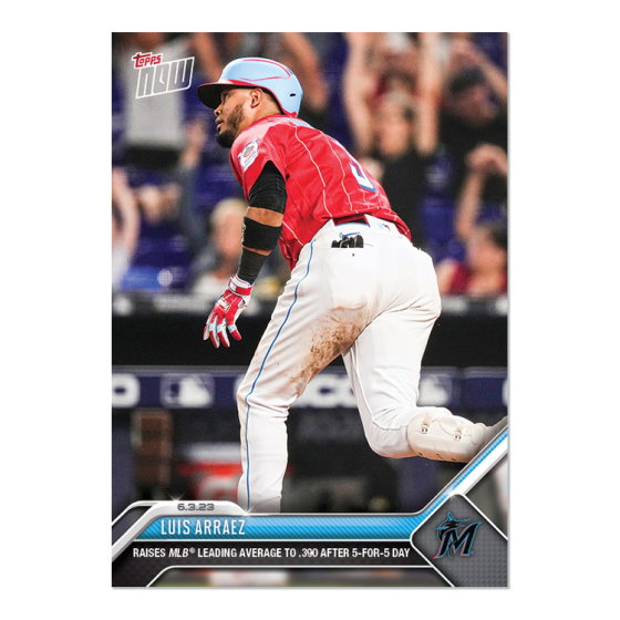 2023 Topps Now #382 Luis Arraez