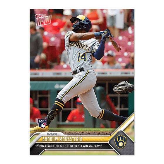 2023 Topps Now #384 Andruw Monasterio
