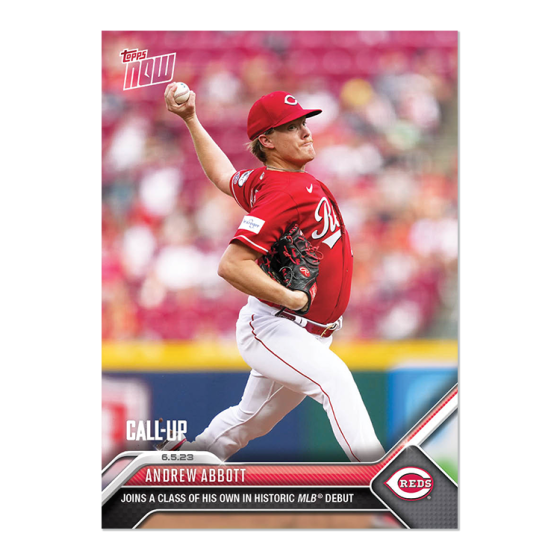 2023 Topps Now #390 Andrew Abbott