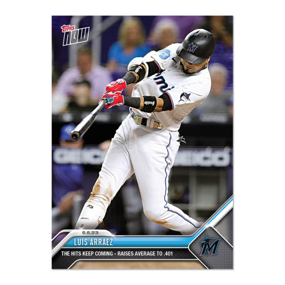 2023 Topps Now #395 Luis Arraez