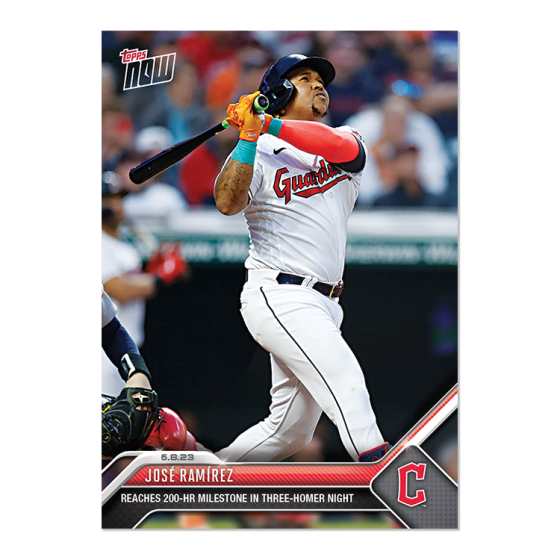 2023 Topps Now #408 Jose Ramirez