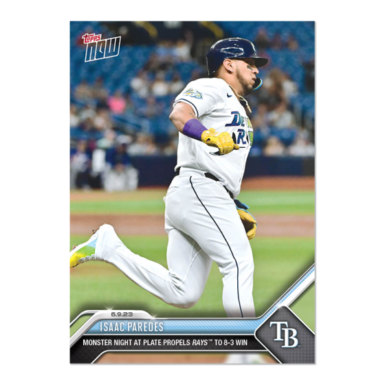 2023 Topps Now #412 Isaac Paredes