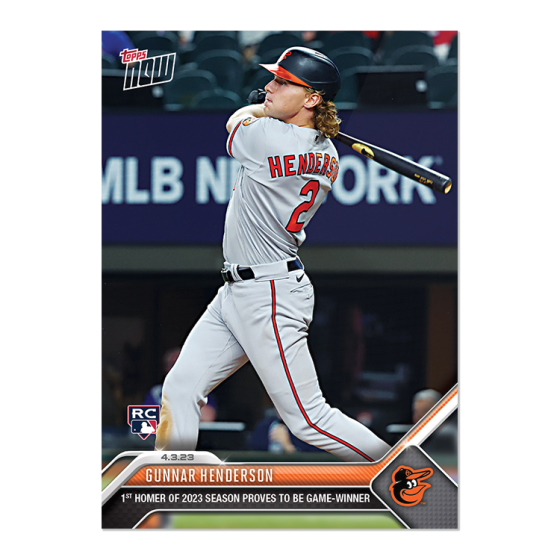 2023 Topps Now #42 Gunnar Henderson