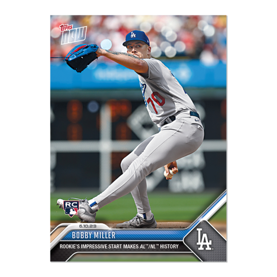 2023 Topps Now #423 Bobby Miller
