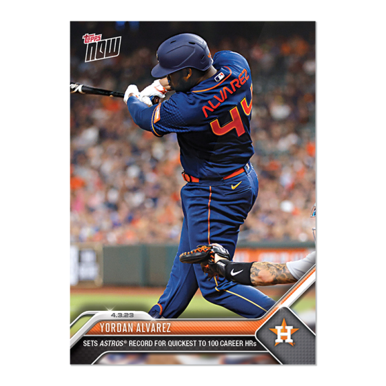 2023 Topps Now #43 Yordan Alvarez