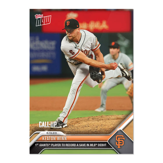 2023 Topps Now #439 Keaton Winn