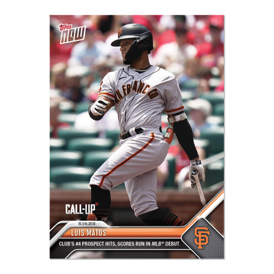 2023 Topps Now #443 Luis Matos