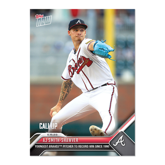 2023 Topps Now #444 AJ Smith-Shawver