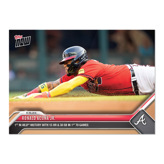 2023 Topps Now #451 Ronald Acuña Jr.
