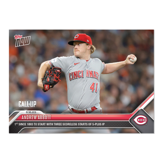 2023 Topps Now #452 Andrew Abbott