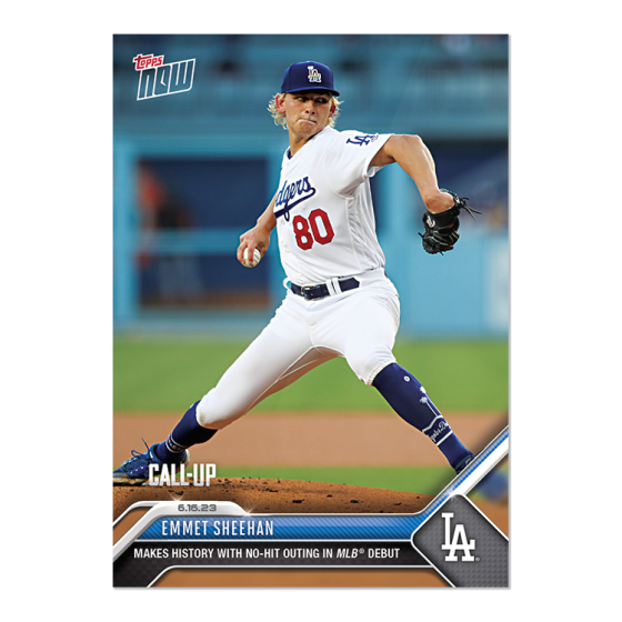 2023 Topps Now #454 Emmet Sheehan