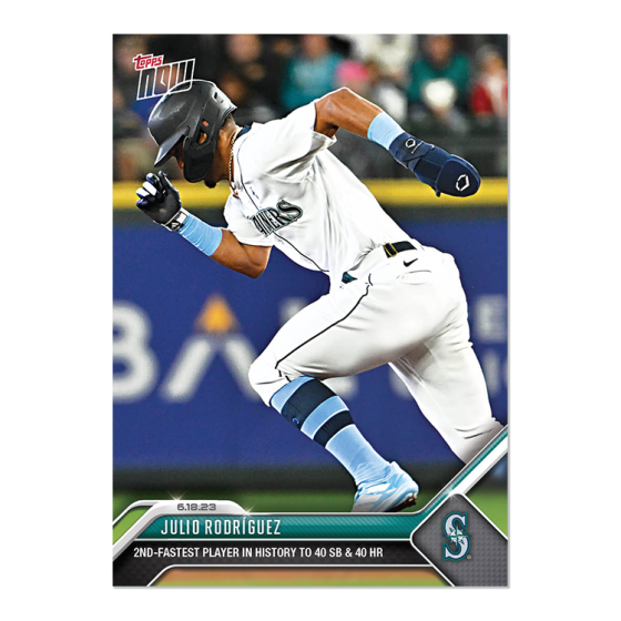 2023 Topps Now #459 Julio Rodríguez