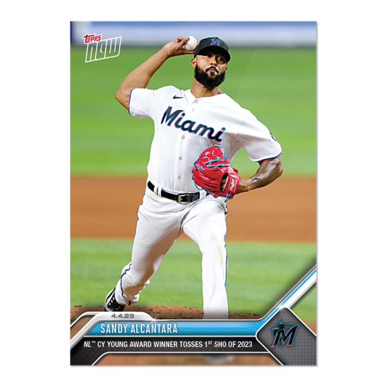 2023 Topps Now #46 Sandy Alcantara
