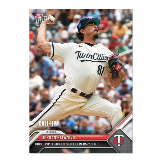 2023 Topps Now #461 Jordan Balazovic