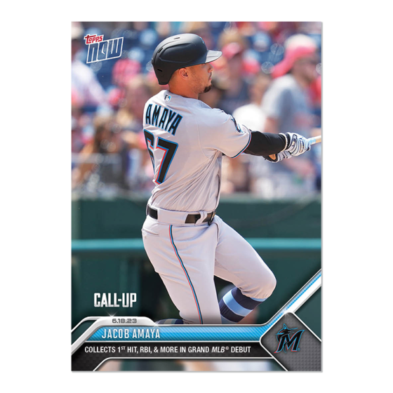 2023 Topps Now #462 Jacob Amaya