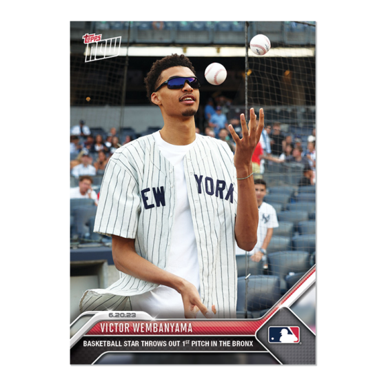 2023 Topps Now #472 Victor Wembanyama