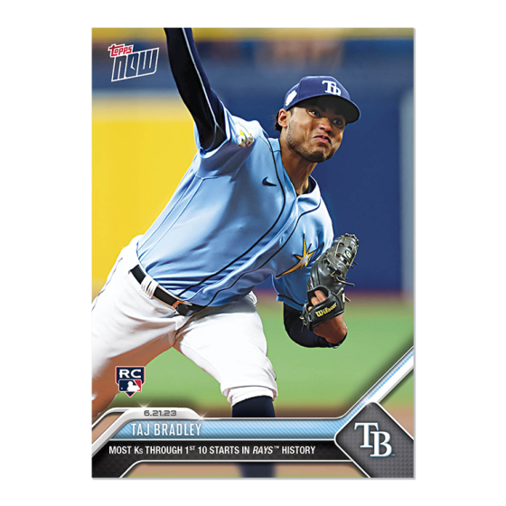 2023 Topps Now #473 Taj Bradley