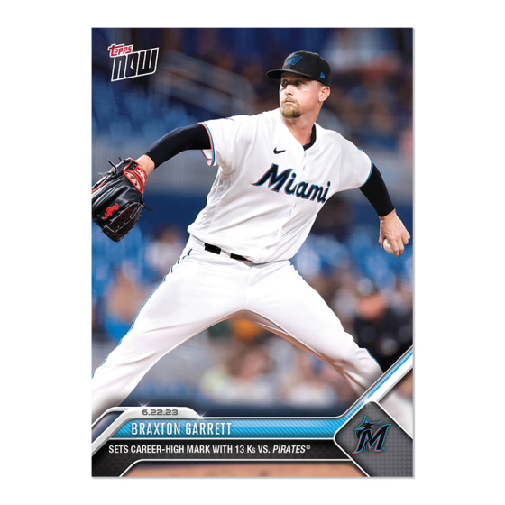 2023 Topps Now #482 Braxton Garrett