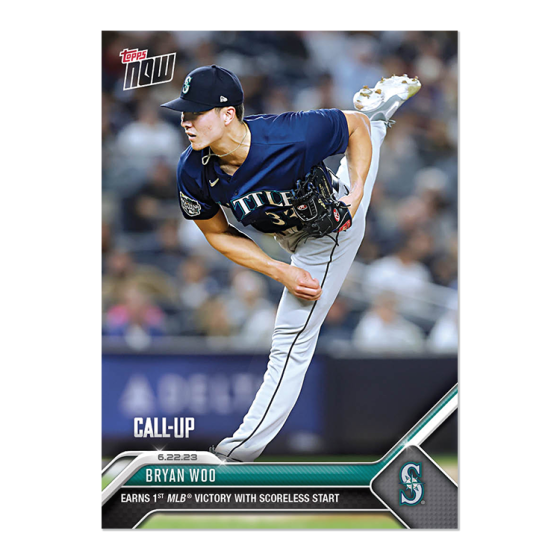 2023 Topps Now #483 Bryan Woo