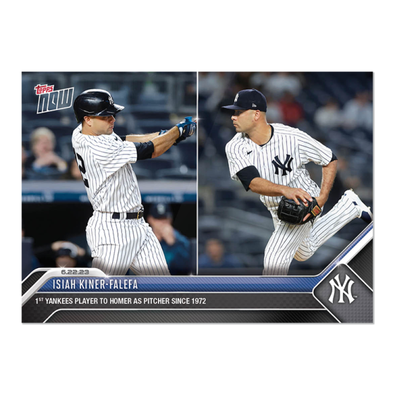 2023 Topps Now #484 Isiah Kiner-Falefa