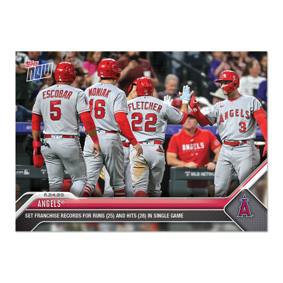 2023 Topps Now #492 Angels
