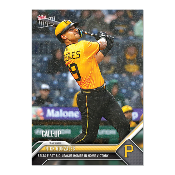 2023 Topps Now #501 Nick Gonzales