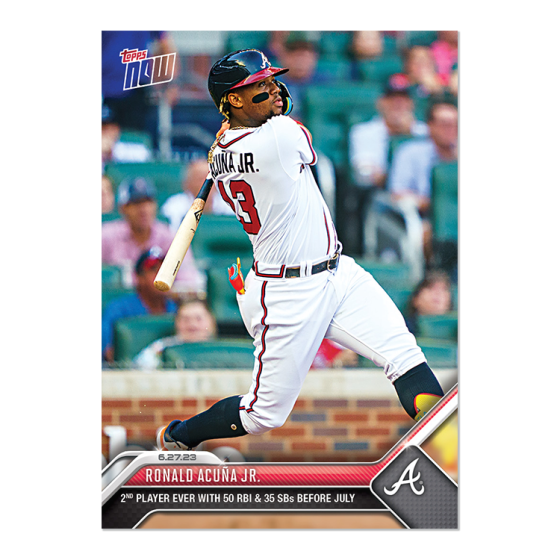 2023 Topps Now #503 Ronald Acuña Jr.
