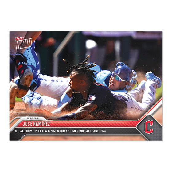 2023 Topps Now #509 José Ramírez