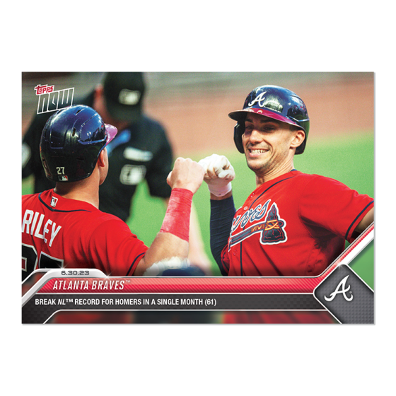 2023 Topps Now #516 Atlanta Braves