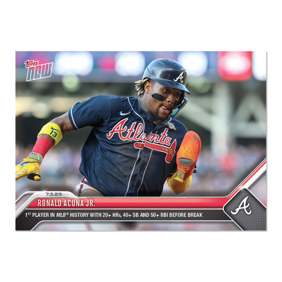 2023 Topps Now #522 Ronald Acuña Jr.