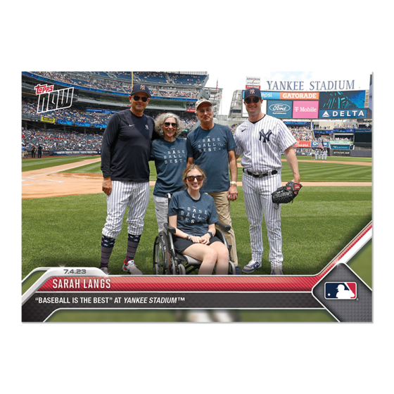 2023 Topps Now #527 Sarah Langs