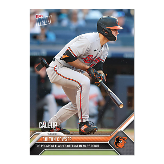 2023 Topps Now #529 Colton Cowser