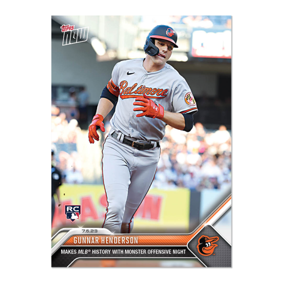 2023 Topps Now #532 Gunnar Henderson