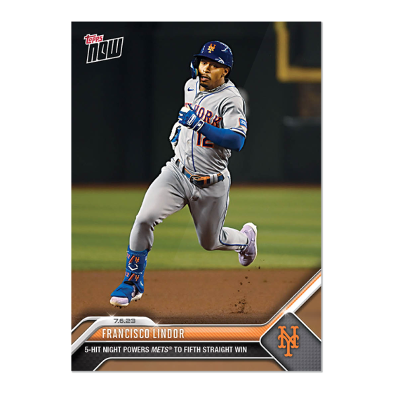 2023 Topps Now #533 Francisco Lindor