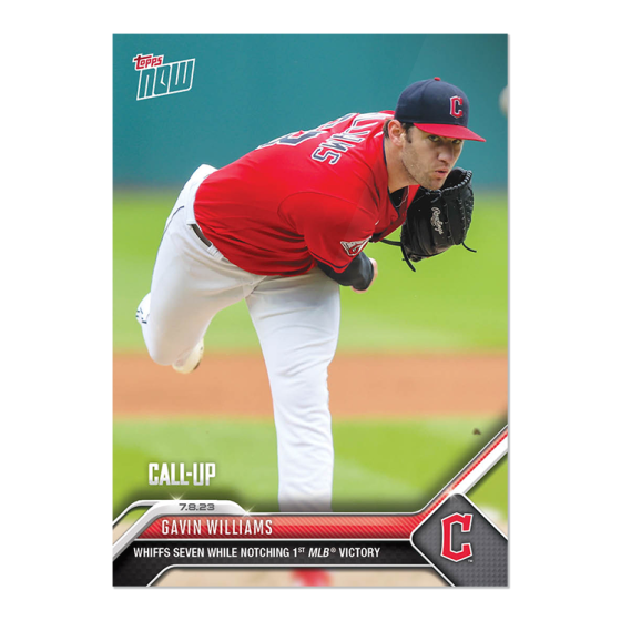 2023 Topps Now #539 Gavin Williams