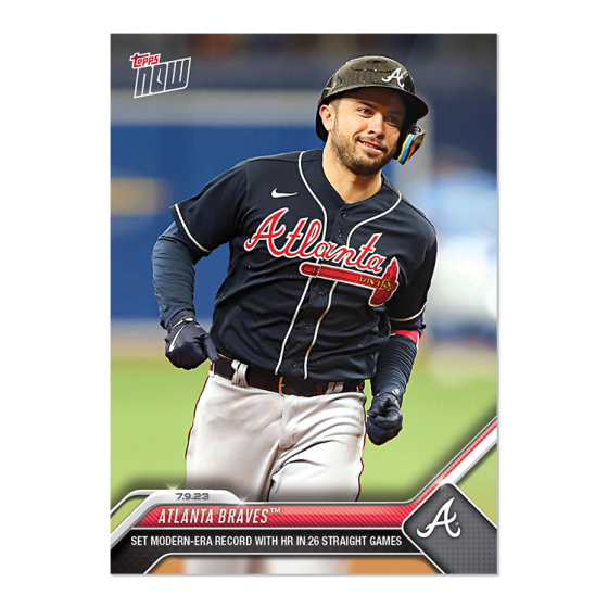 2023 Topps Now #546 Atlanta Braves