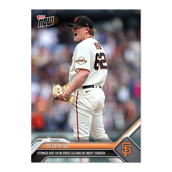 2023 Topps Now #547 Logan Webb