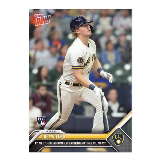 2023 Topps Now #55 Joey Wiemer